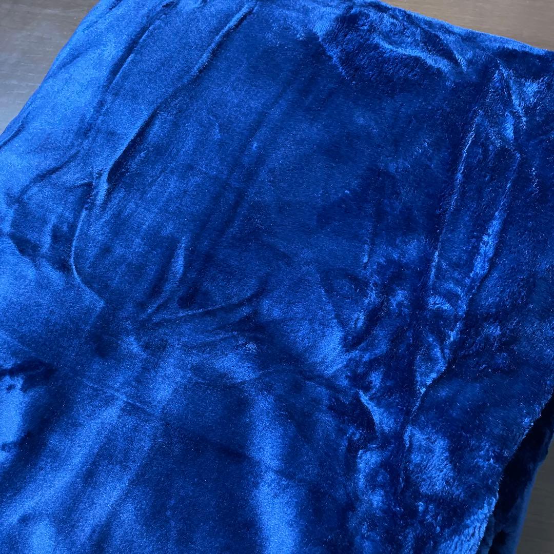 掛け布団カバー 寝具カバー ファスナー仕様 セミダブル ブルー