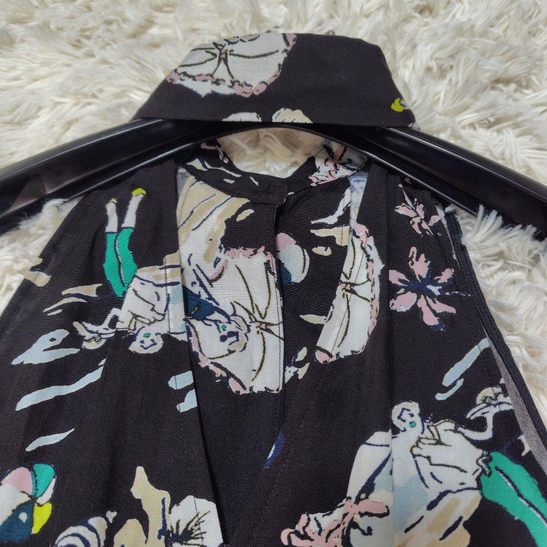 【タグ付き♡訳アリ】グレースコンチネンタル　バックコンシャスプリントワンピース