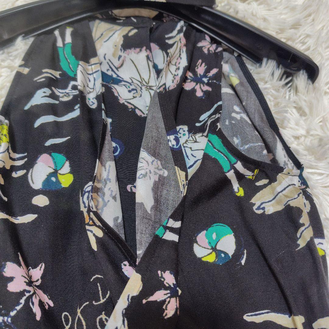 【タグ付き♡訳アリ】グレースコンチネンタル　バックコンシャスプリントワンピース