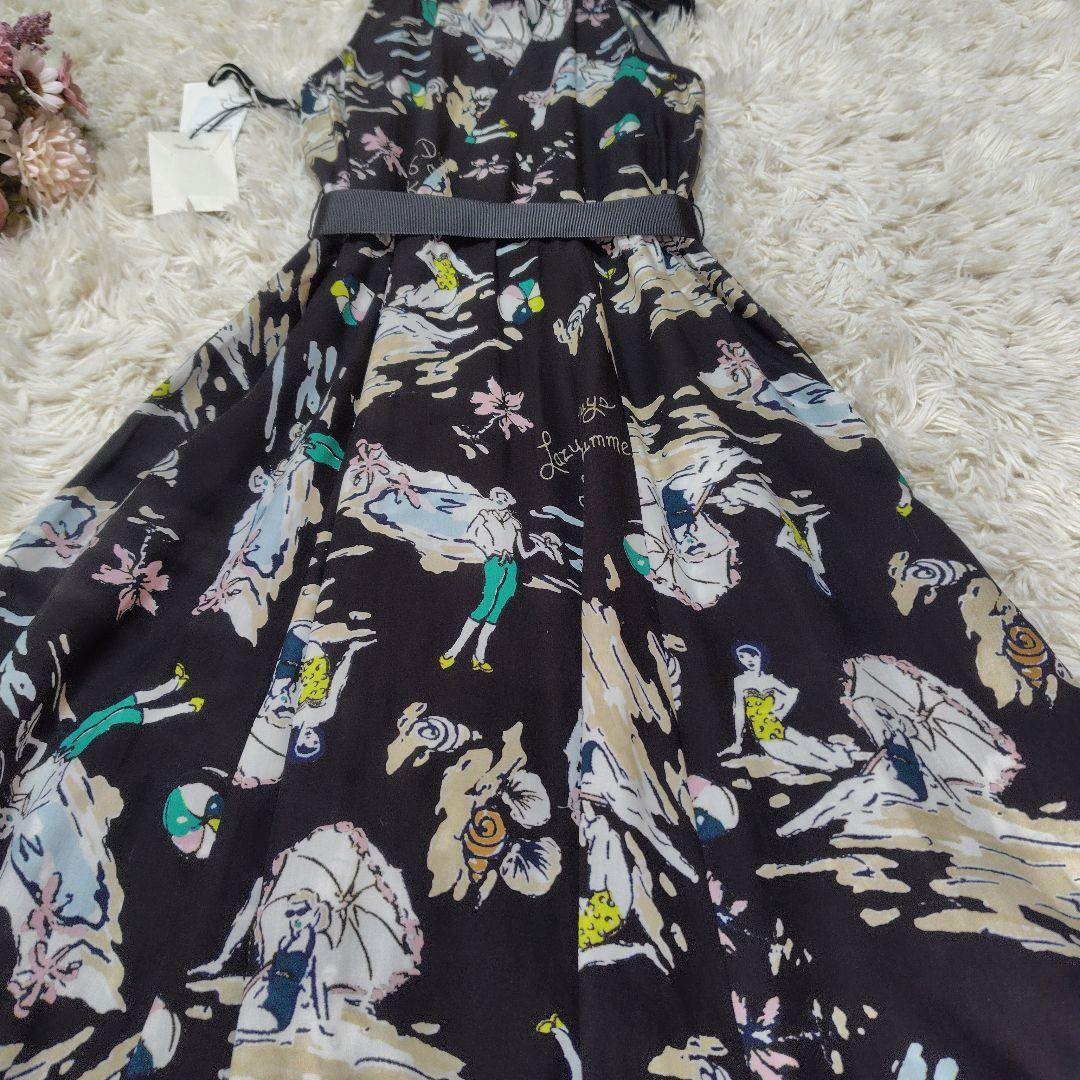 【タグ付き♡訳アリ】グレースコンチネンタル　バックコンシャスプリントワンピース