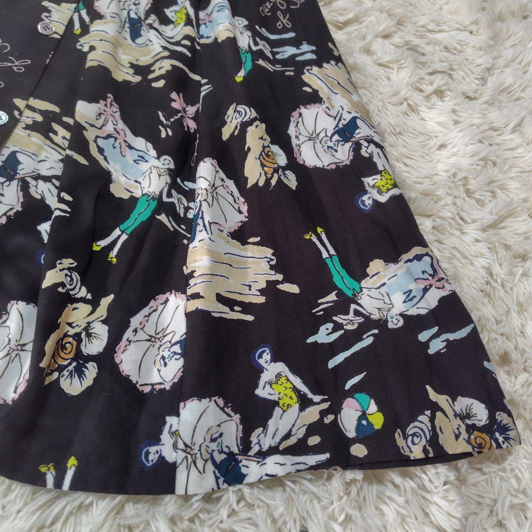 【タグ付き♡訳アリ】グレースコンチネンタル　バックコンシャスプリントワンピース