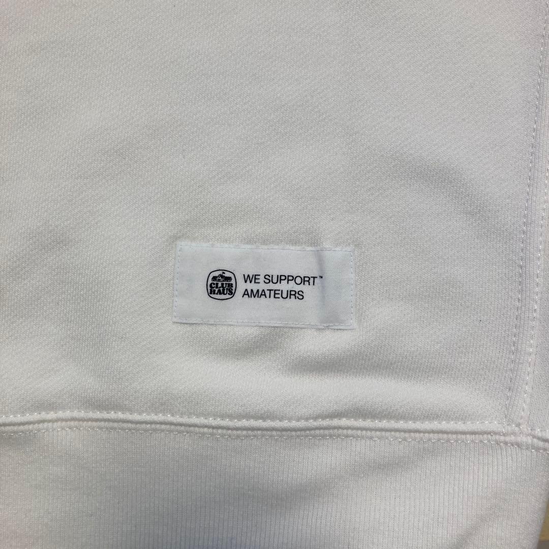 CLUB HAUS トレーナー ホワイト　サイズ4（M）