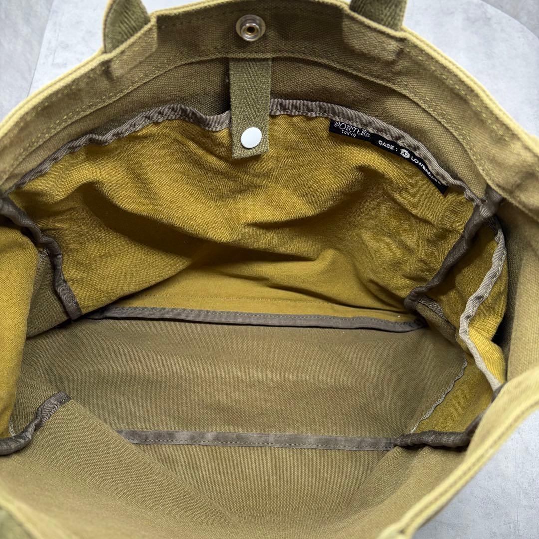 PORTER 吉田カバン ロゴ キャンバス 2WAY トートバッグ 日本製