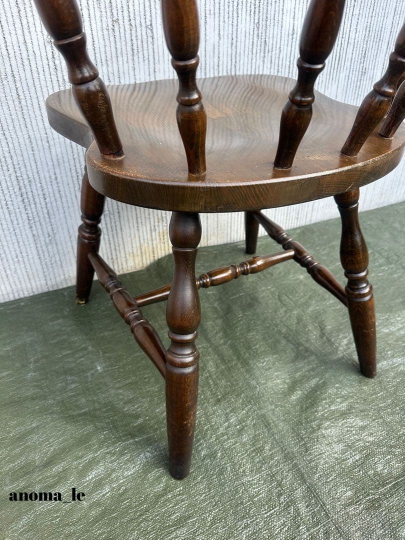 1009【ダイニングチェア】ユーゴスラビア製　ウィンザーチェア　レアヴィンテージ