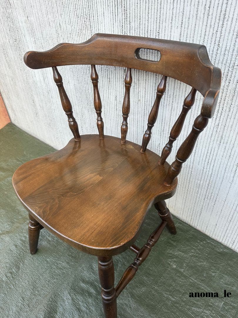 1009【ダイニングチェア】ユーゴスラビア製　ウィンザーチェア　レアヴィンテージ