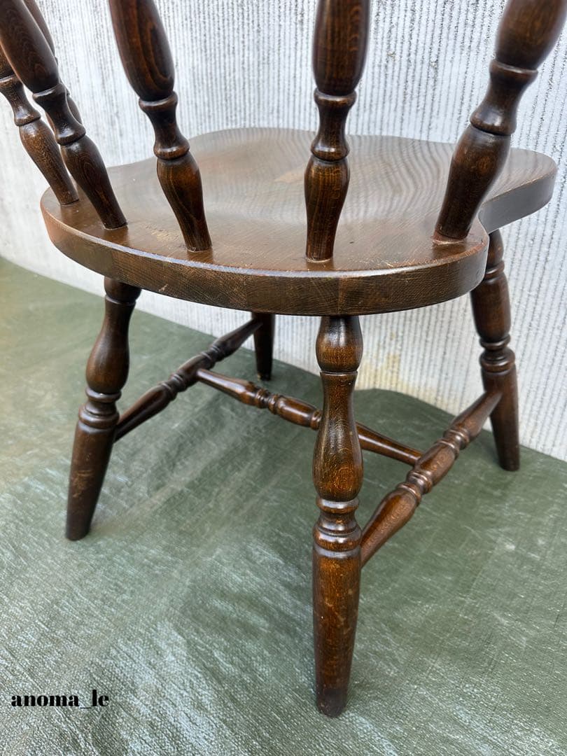 1009【ダイニングチェア】ユーゴスラビア製　ウィンザーチェア　レアヴィンテージ