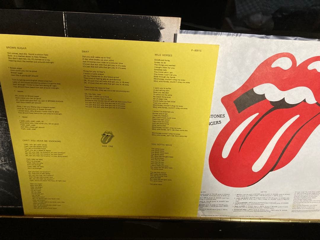 帯無国内盤初版The Rolling Stones Sticky Fingers