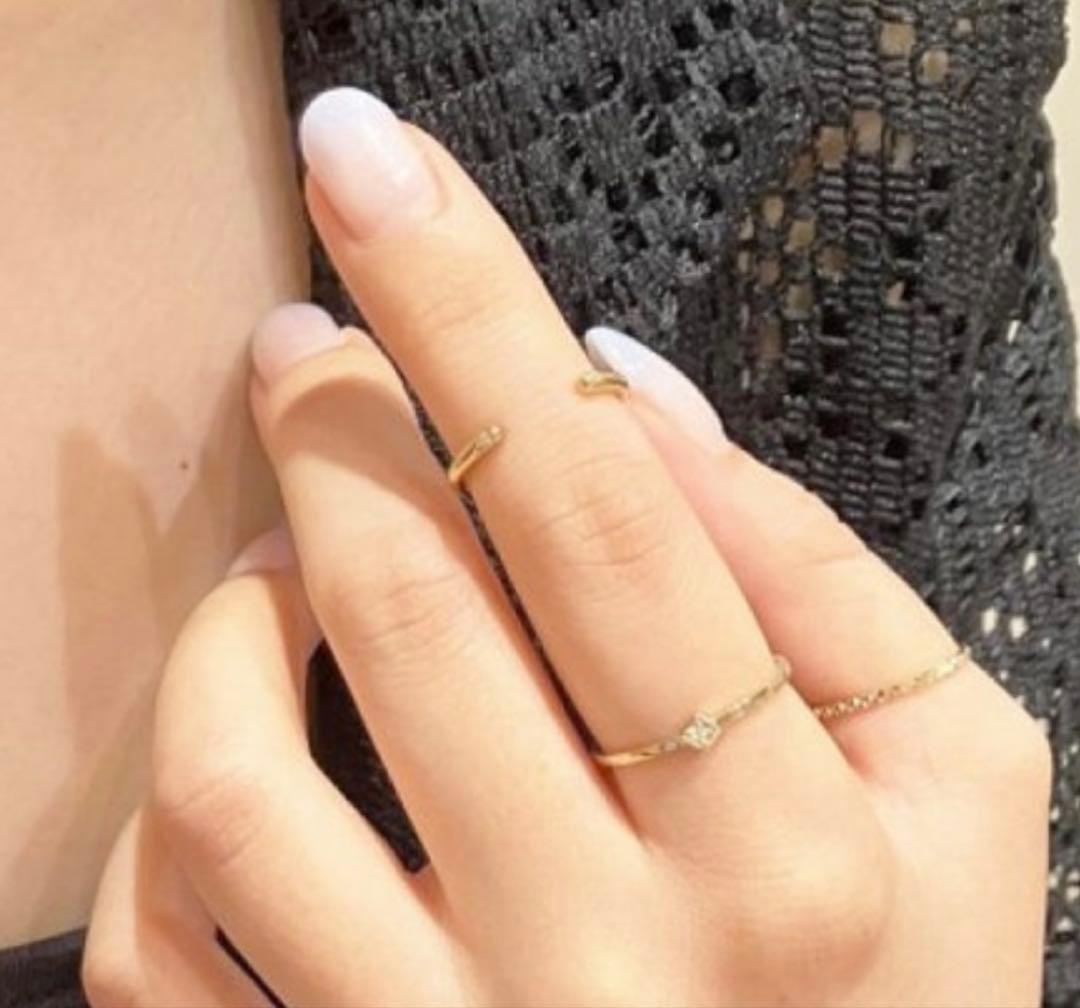 【ete】【15号】k10クレールトライアングルカットリング