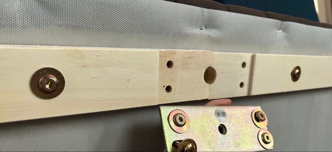 巻きすのこで簡単組立て ロール式 すのこ 脚付ベッド　Leqffy Bitter