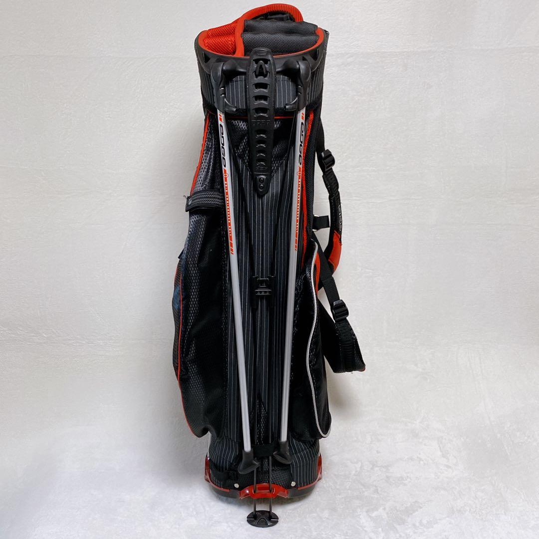 美品　OGIO オジオ　スタンド付キャディバッグ　エッジ　8分割　黒　赤　高性能