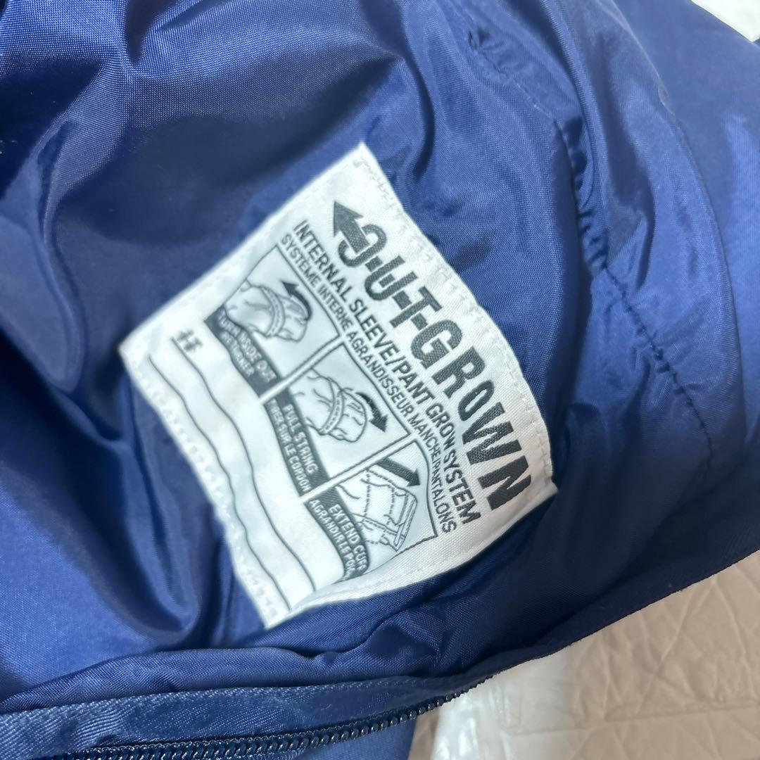 デサント　コロンビア　スキー　スノボウェア上下セット140/130 青迷彩 即日