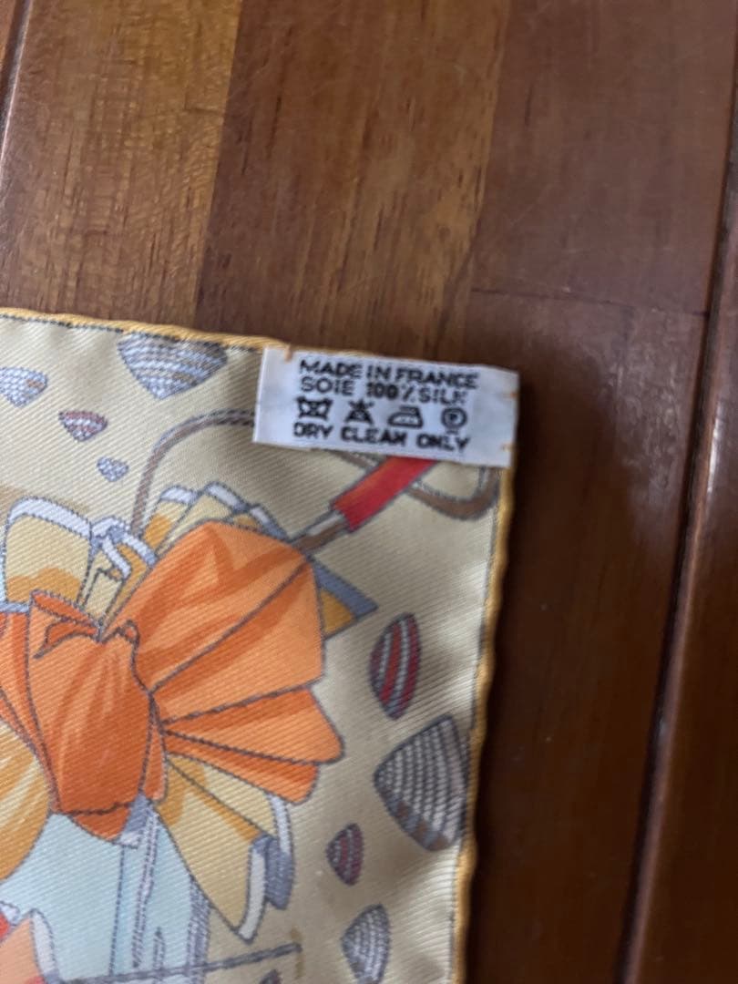 HERMÈS ノルマンディー ビーチ スカーフ 45✖️45