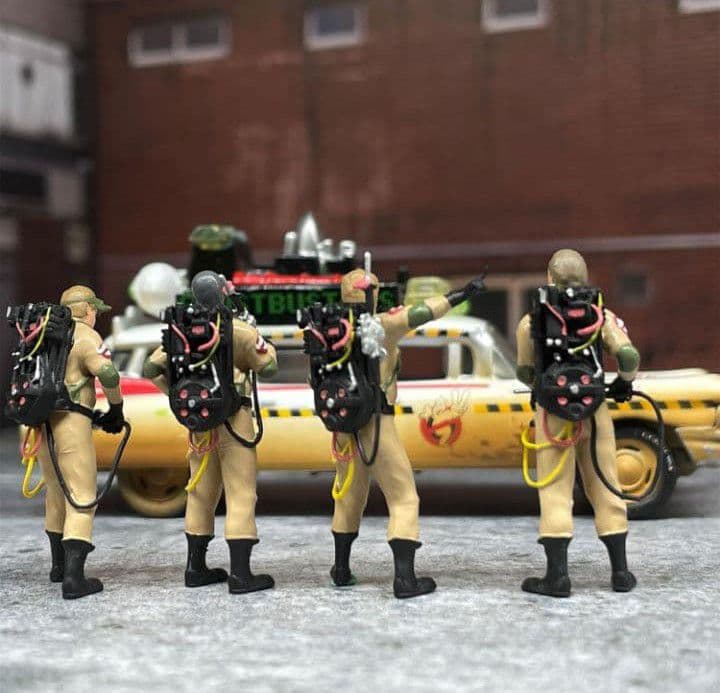 ◉1/64 ゴーストバスターズフィギュア4体セット《新品・未使用品》