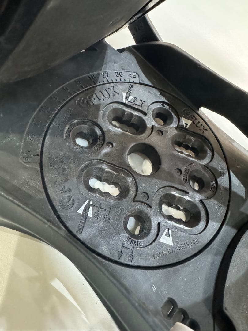 FLUX PR スノーボードビンディング ホワイト/ブラック　MLサイズ