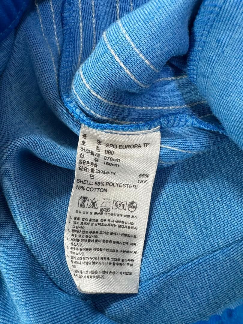 希少カラー　adidas ヨーロッパ トラックパンツ トレフォイル 刺繍ロゴ