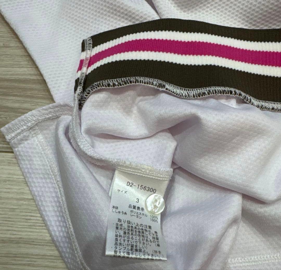 ダンスウィズドラゴン　レディース　ゴルフ　半袖　ポロシャツ　3サイズ　2点セット