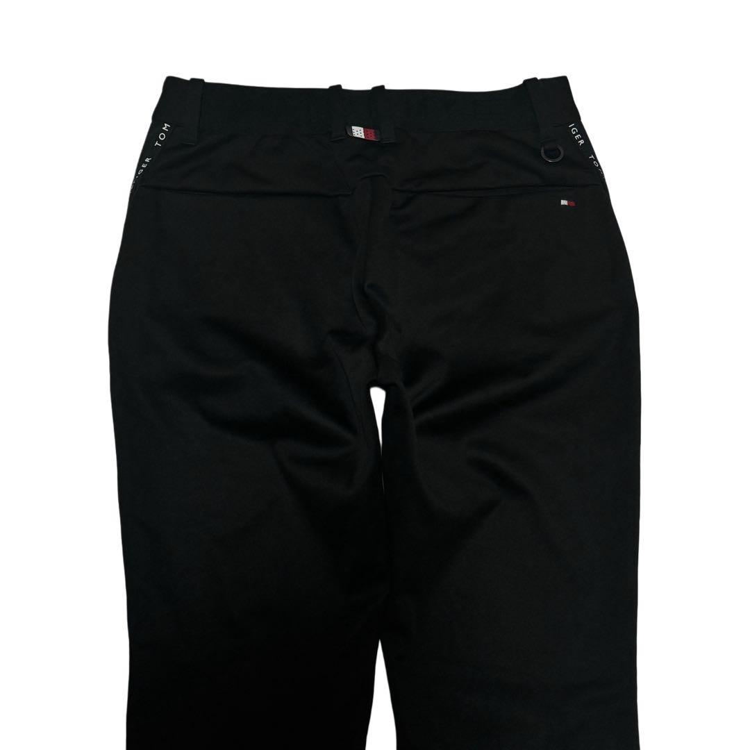 トミーヒルフィガーゴルフ パンツ　ブラック　サイズL 裏起毛ストレッチ秋冬防寒