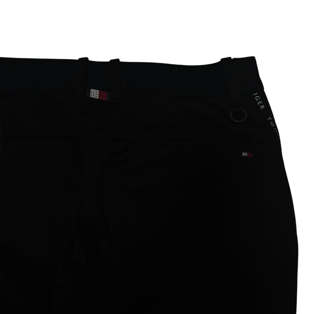 トミーヒルフィガーゴルフ パンツ　ブラック　サイズL 裏起毛ストレッチ秋冬防寒