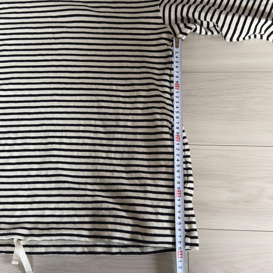 nest Robe ボーダー フード付きトレーナー