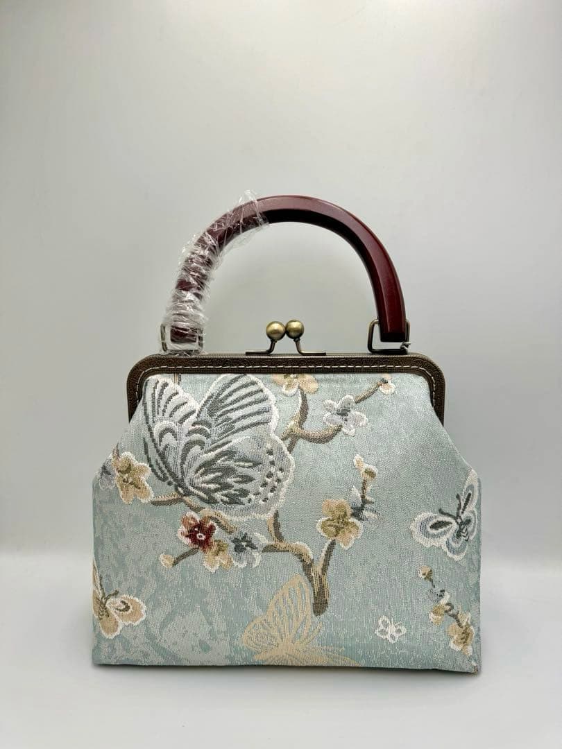 ハンドメイド がま口 ハンド バッグ #611