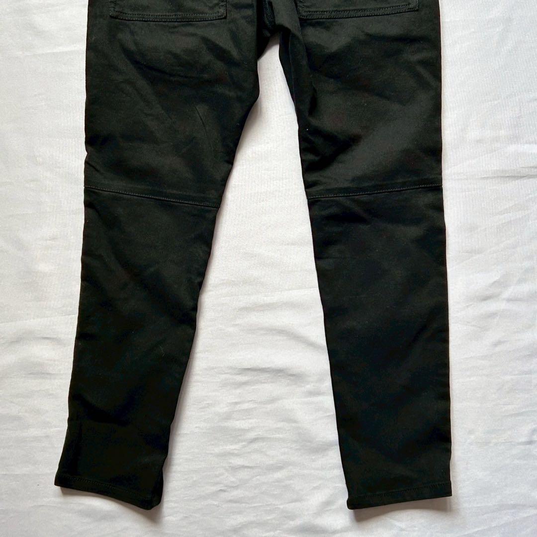 タグ付き　ダンケシェーン　カーゴパンツ　フラップポケット　ブラック　【28】S
