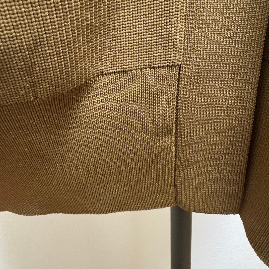 【アダムエロペ】ミドルニットジレ　ブラウン