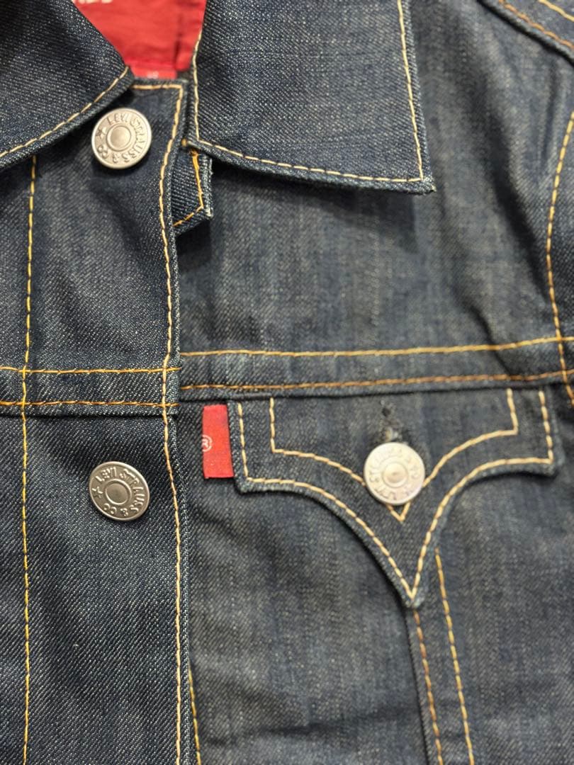 レ*マ様 LEVI'S RED 02AW 袖レザー デニムジャケット