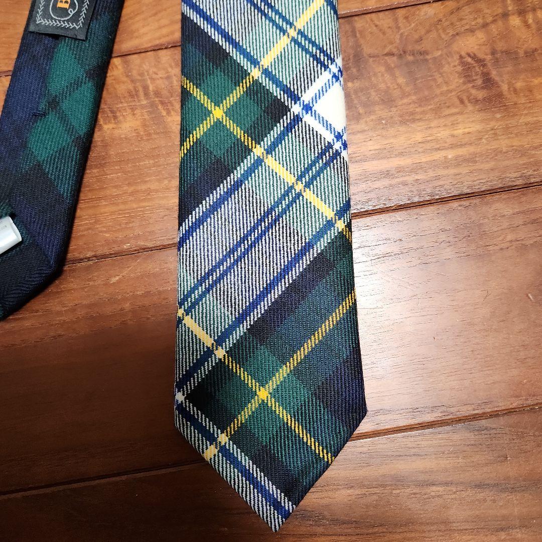 BEAMS+[ビームスプラス]タータンチェックタイ