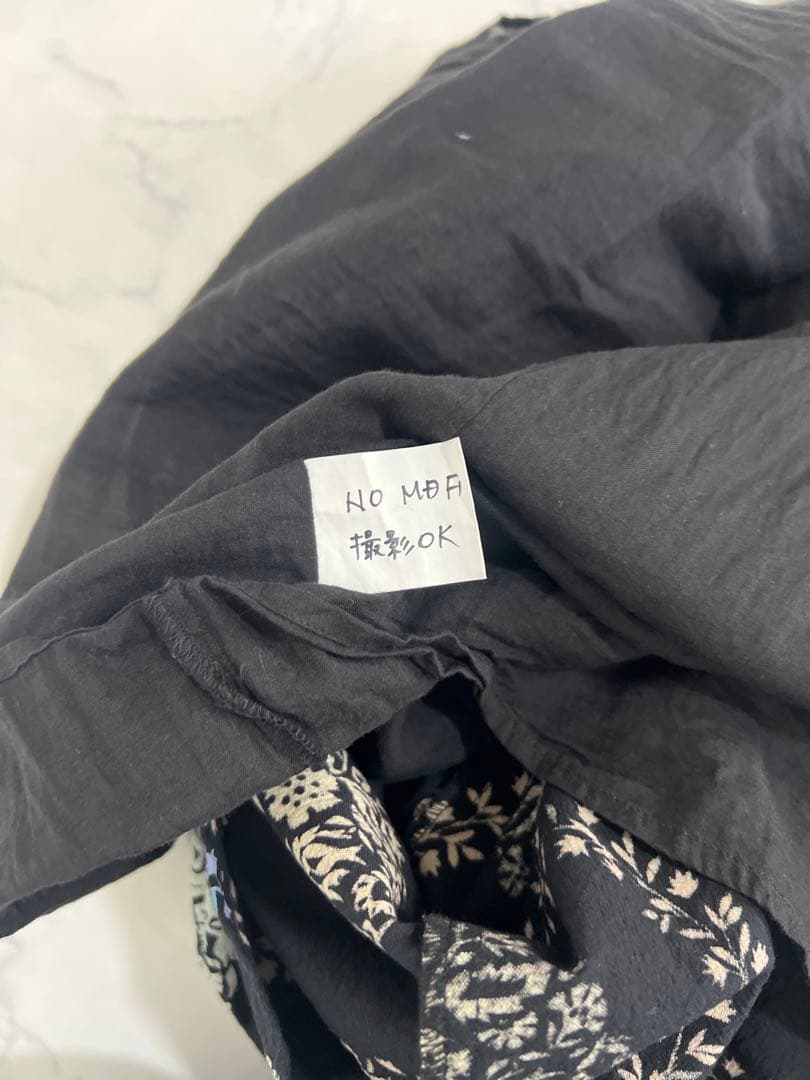 ワンピース ne Quittez pas Crimp Cotton Flower Print