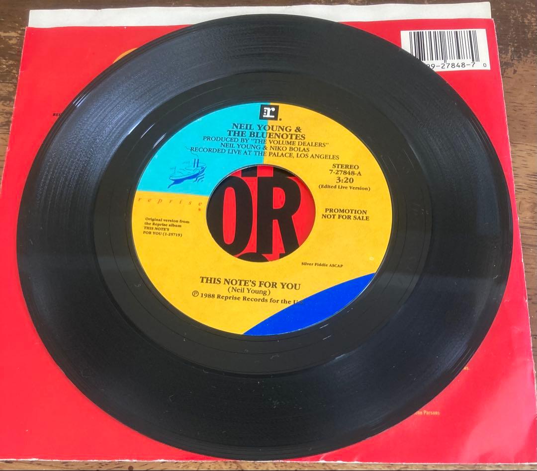 ■最高音質轟音USオリジナルプロモ7インチシングル■NEIL YOUNG & T