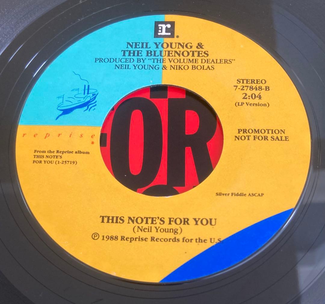 ■最高音質轟音USオリジナルプロモ7インチシングル■NEIL YOUNG & T