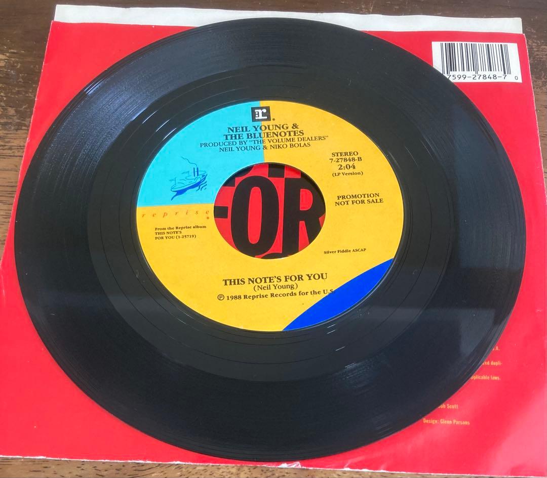 ■最高音質轟音USオリジナルプロモ7インチシングル■NEIL YOUNG & T