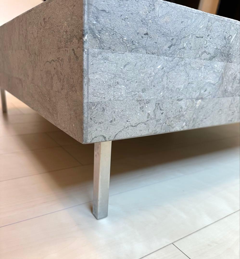 【最終値下げ】HUKLA日本フクラ スクエアセンターテーブル ストーン 100