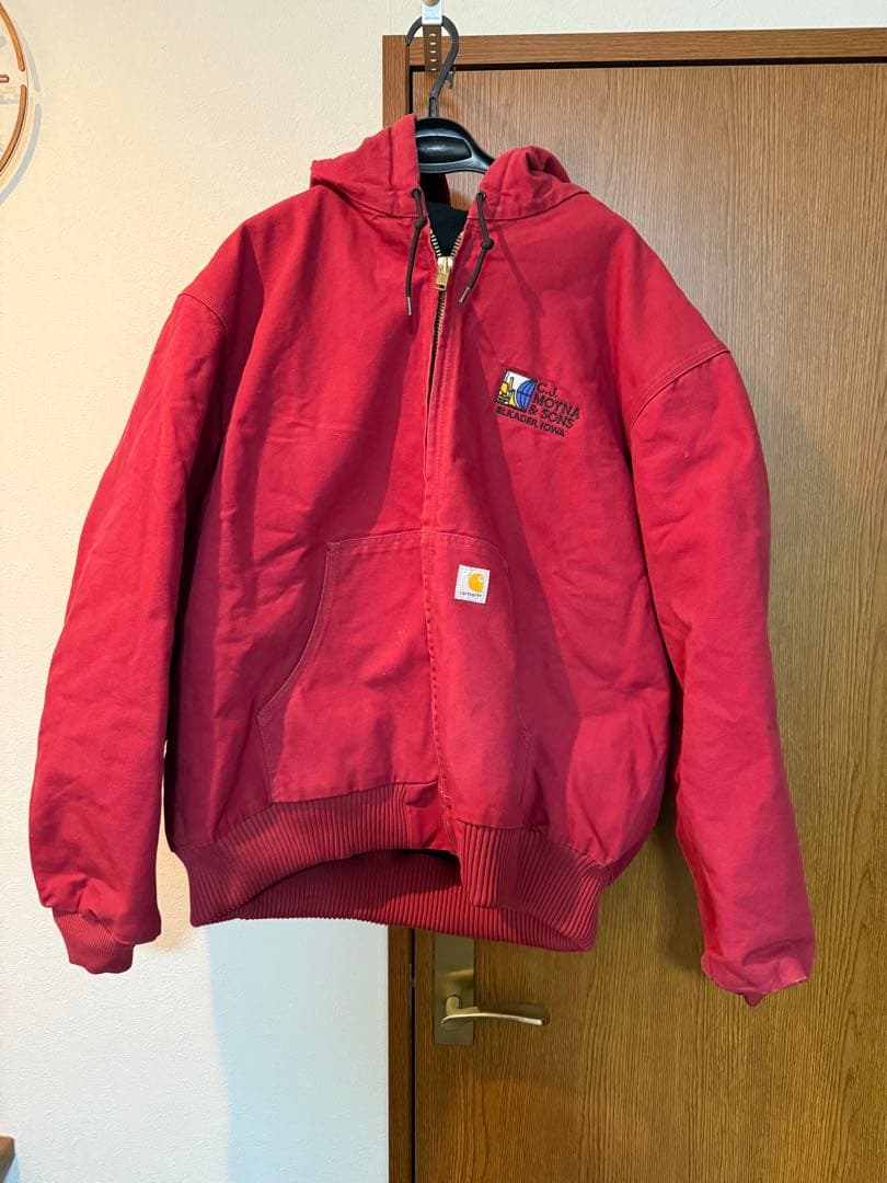 Carhartt J140 DKR 赤 フード付きジャケット