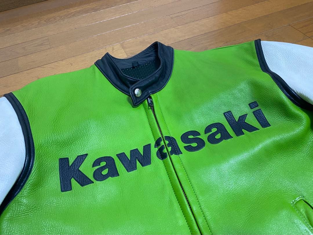 断ミニマ　捨離ストさまへ Kawasaki カワサキ レザージャケット