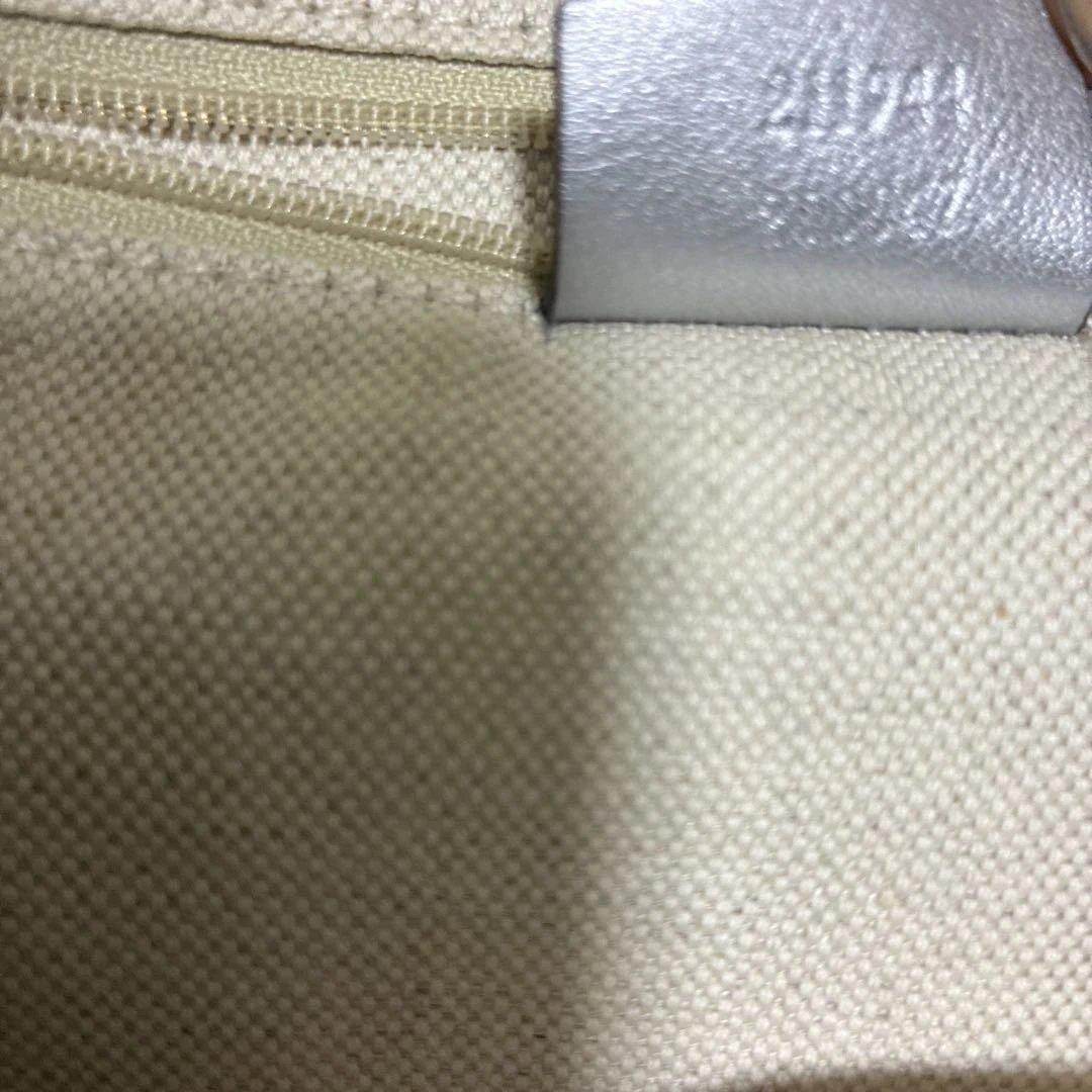 GUCCI / グッチシマ GG柄 スーキー トートバッグ レザー シルバー