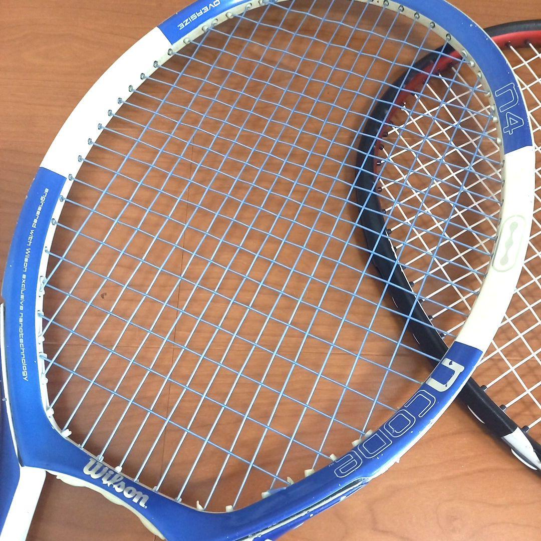 Wilson CODE N4硬式テニスラケット2本セット★テニスボール付き★