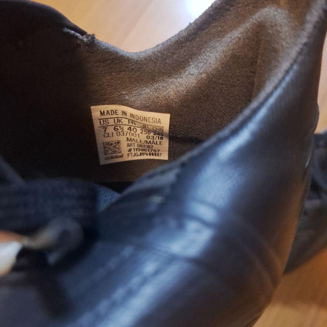 adidas　エックス　サッカー　スパイク　黒　25cm