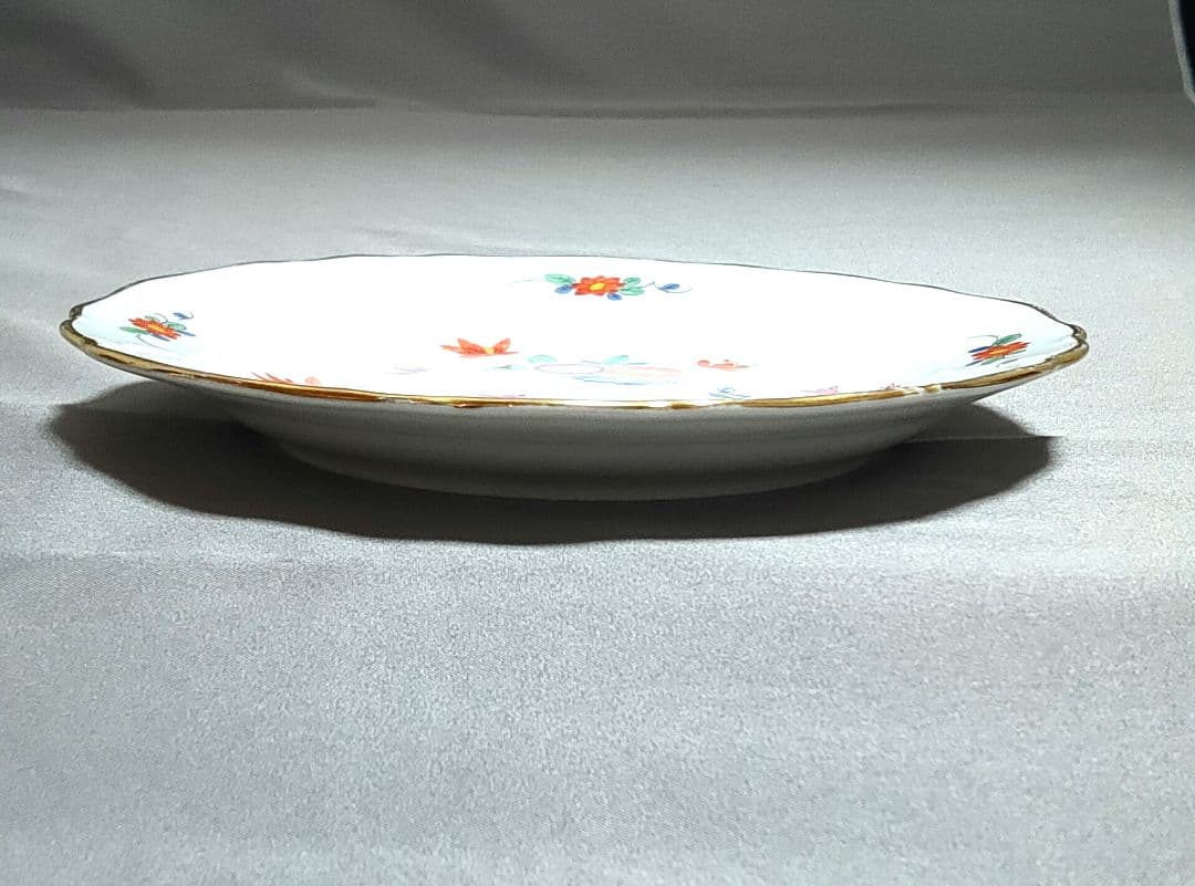 マイセン飾皿「インドの花篭」◎ハイファー期 17.8cm