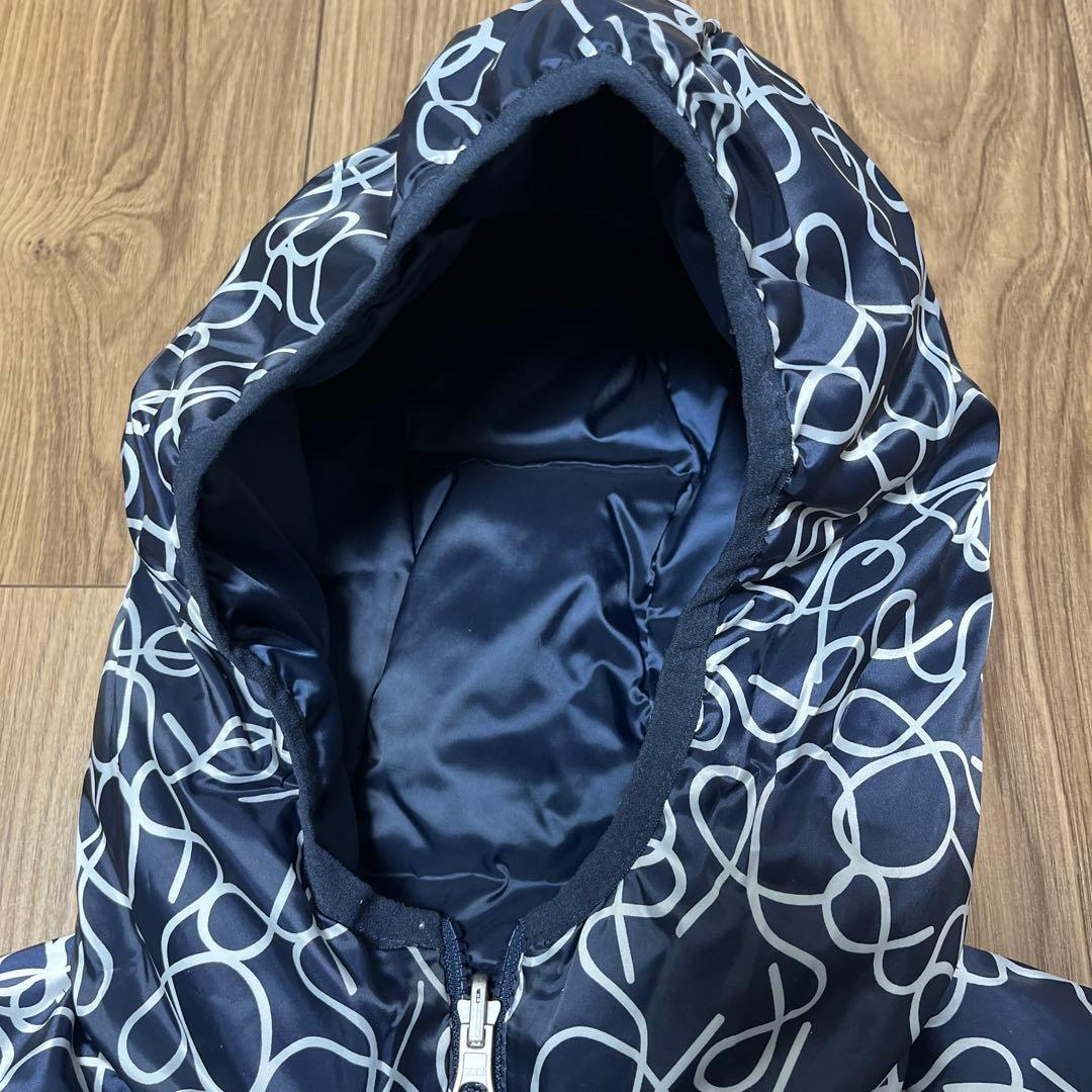 SVOLME ダウンジャケット L ダウン＆フェザー リバーシブル ネイビー