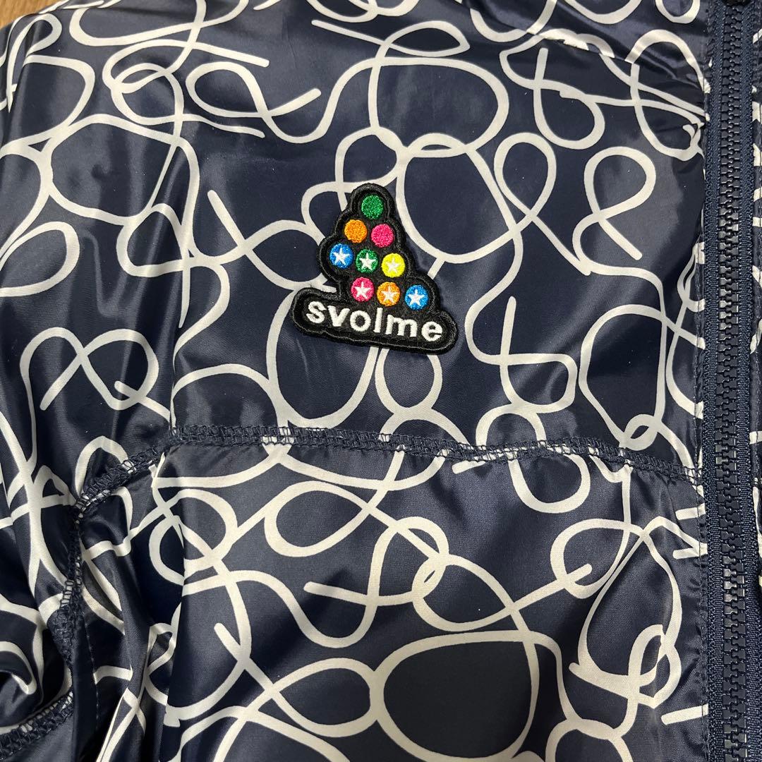 SVOLME ダウンジャケット L ダウン＆フェザー リバーシブル ネイビー