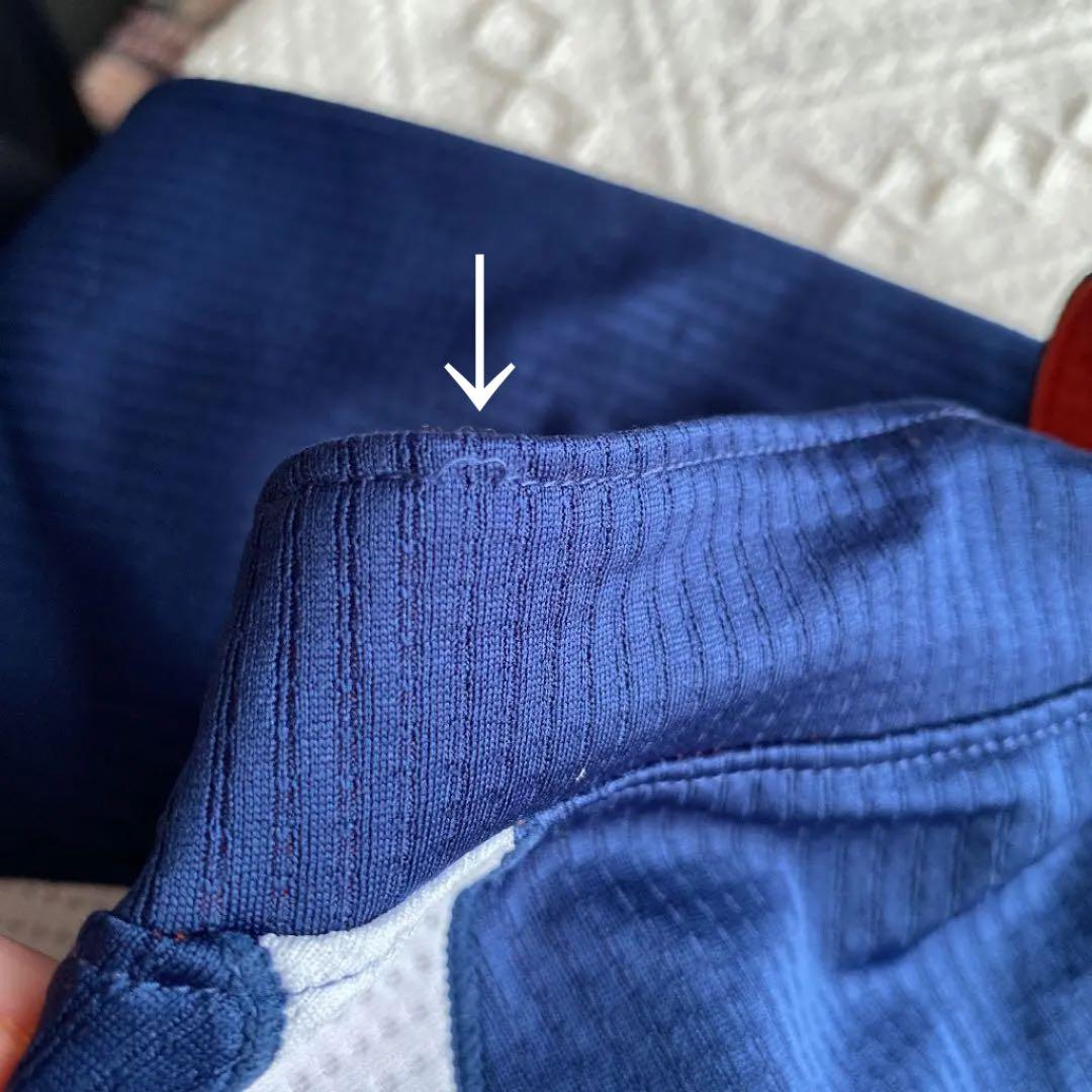 アシックス　ハーフジップ トレーニングウェア　半袖