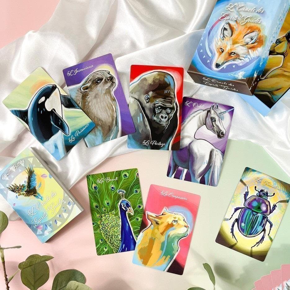 【正規品オラクルカード】フランスレア物✨日本版未発売✨動物の精霊たちのデッキ
