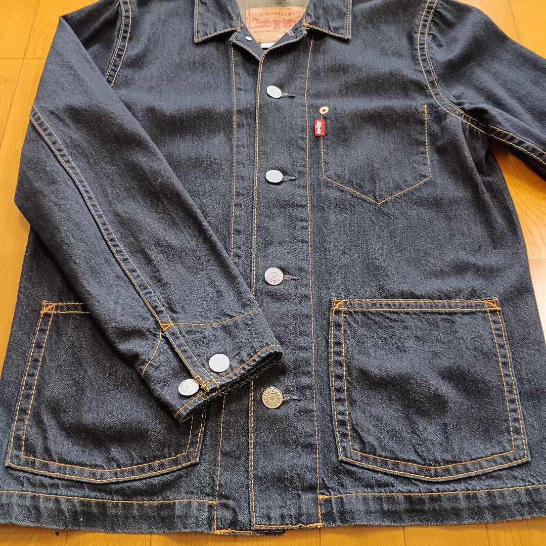 【美品】LEVI’S PREMIUM デニムジャケット カバーオール ビッグE