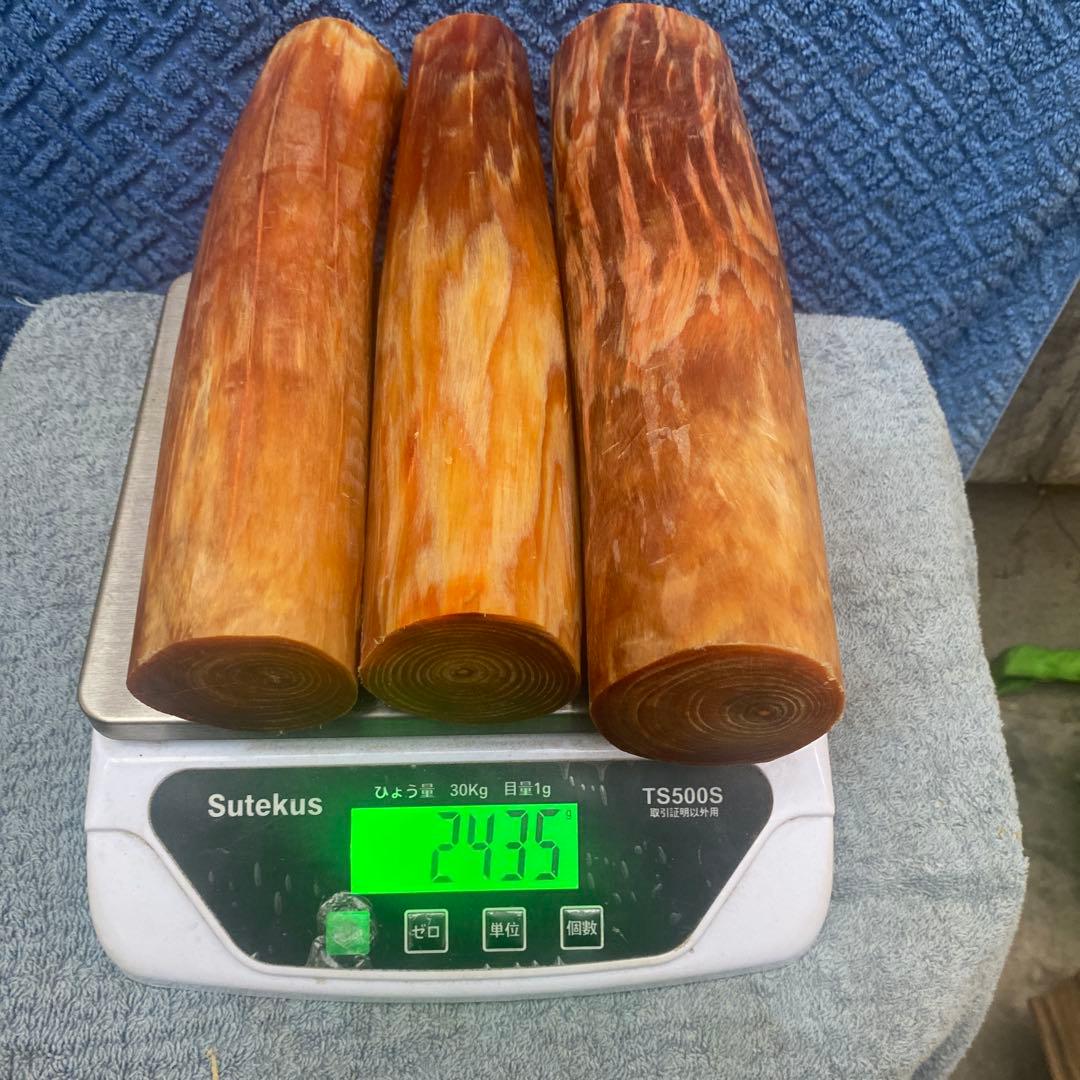 山じぃ厳選の【ファットウッド】3本セット　2435g