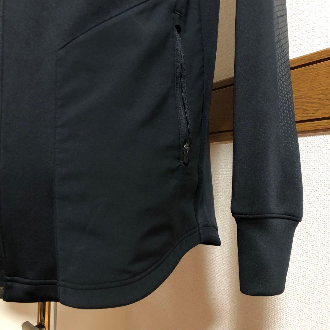 アンダーアーマー◇ダンボールニット ジップアップ　パーカー◇ブラック Lサイズ