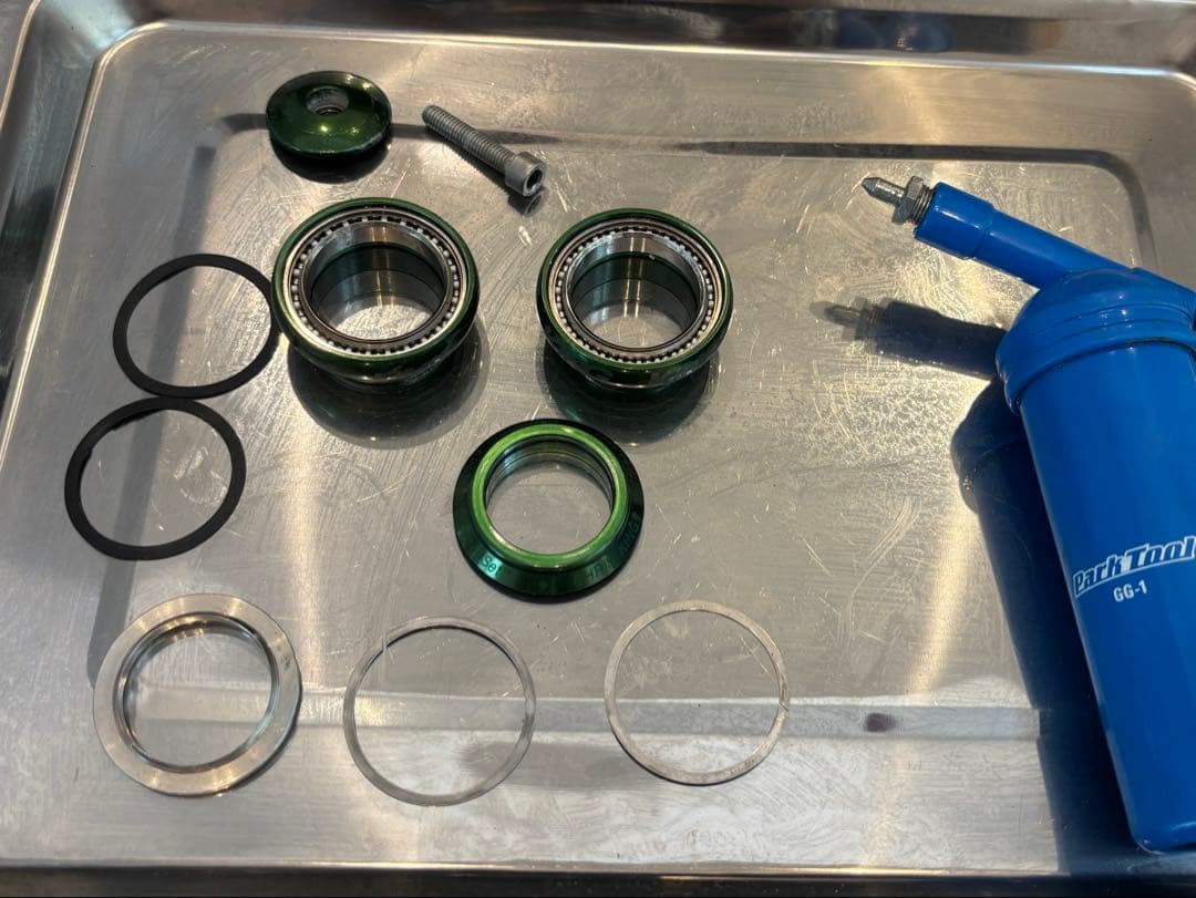 クリスキング Chris King ヘッドパーツ 廃盤 グリーン Green