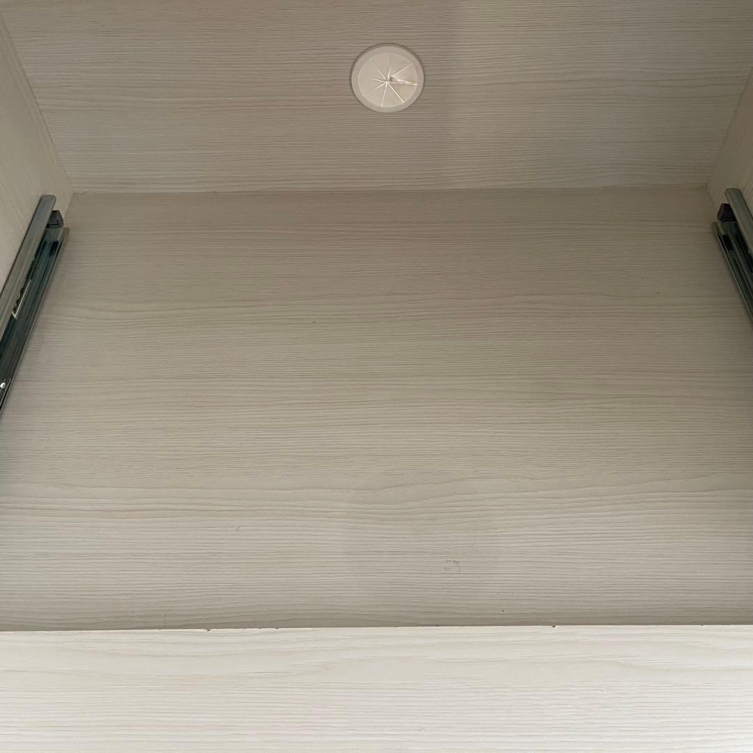 東京23区配送無料✨設置まで❗️キッチンカウンター　横幅115cm ホワイト　美品