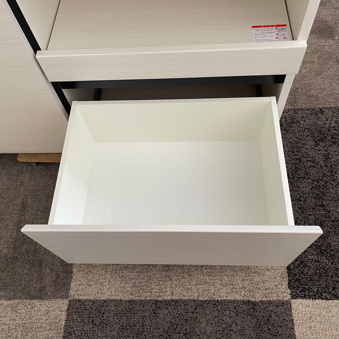 東京23区配送無料✨設置まで❗️キッチンカウンター　横幅115cm ホワイト　美品