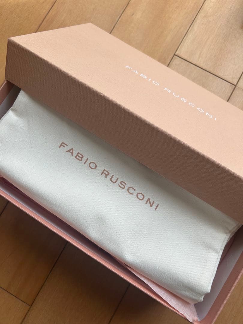 FABIO RUSCONI ホワイト バレエシューズ 38